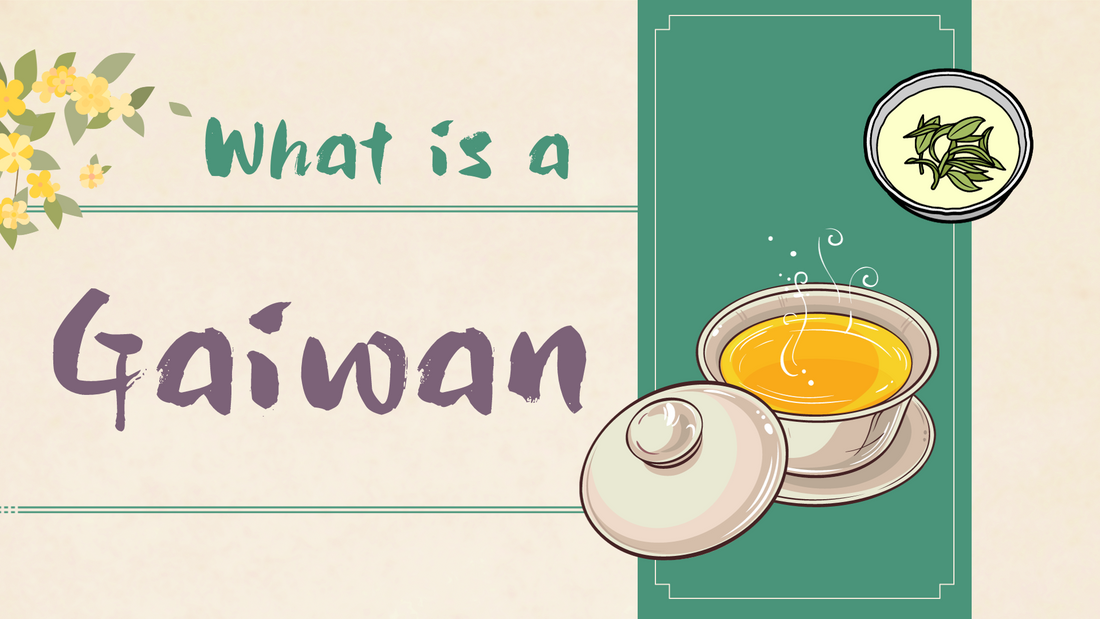 what is Gaiwan? a traditional Chinese tea brewing vessel that consists of three parts: a bowl, a lid, and a saucer. It's pronounced "guy-wahn" and literally translates to "lid and bowl."