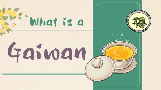 what is Gaiwan? a traditional Chinese tea brewing vessel that consists of three parts: a bowl, a lid, and a saucer. It's pronounced "guy-wahn" and literally translates to "lid and bowl."